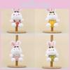 Strap Sunglasses Pants Rabbit Plush Keychain Animal Toy Cute Doll Bag Pendant