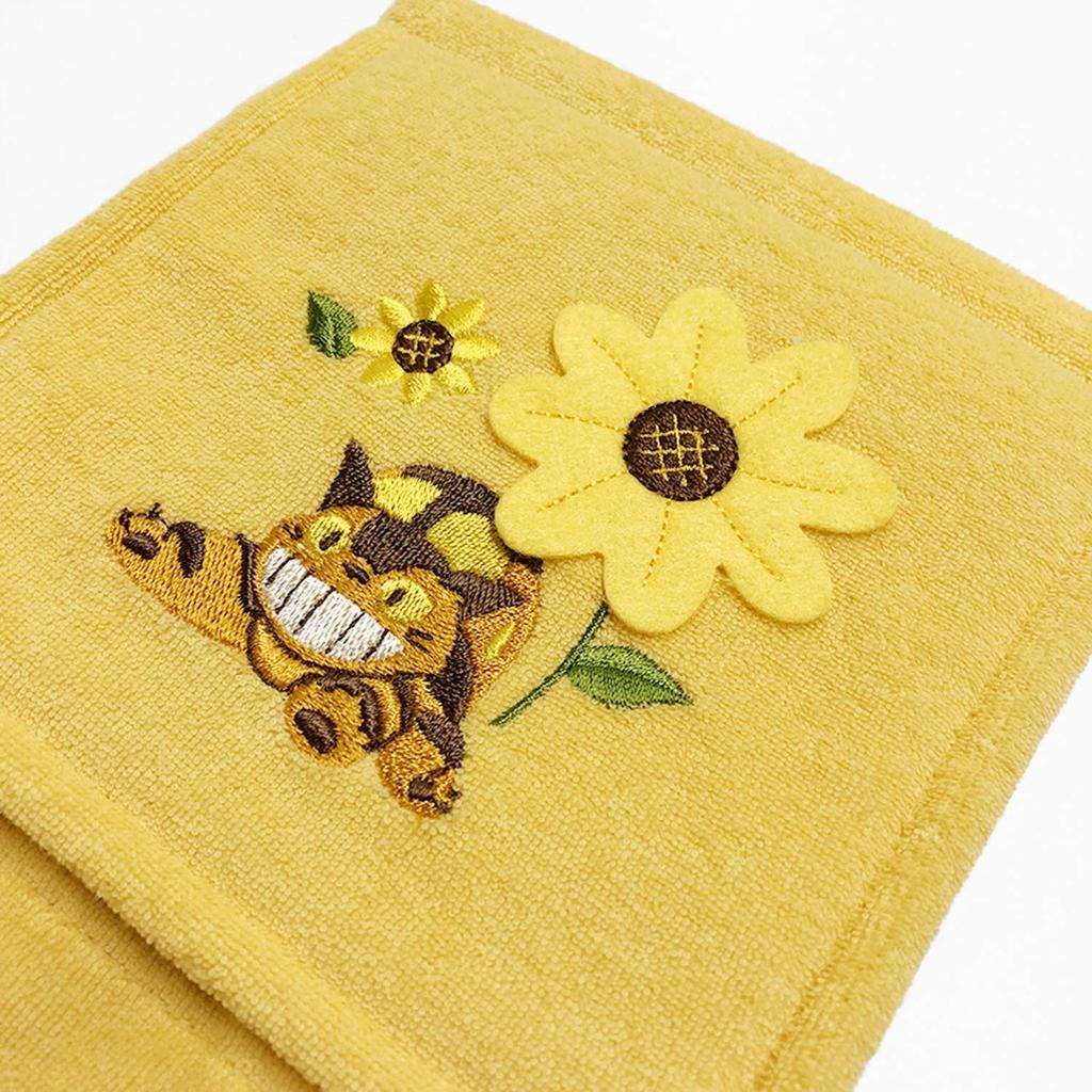 My Neighbor Totoro Cat Bath Toilet Mat Set 4 Pieces Yellow Ghibli Senko Totoro Dual Use Flower Bus Stop