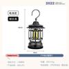 Portable LED Camping Lantern With Rotating Switch Outdoor Hanging Light Tent Campfire Hiking Emergency