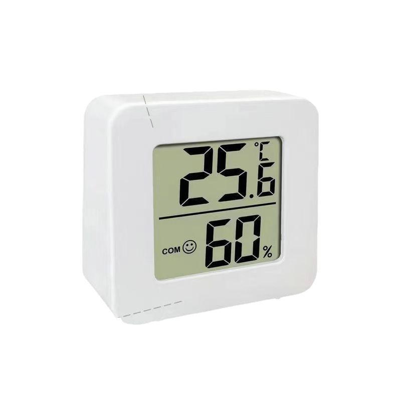 Mini LCD Digital Thermometer Hygrometer Easy Read LCD Display Indoor Humidity Temperature Monitor for Study Room Dorm