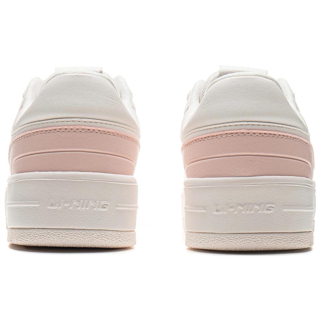 Li Ning Cheese Slip Resistant, Abrasion Resistant, Breathable, Height Increasing Low top Skateboard Shoes Women's AGCU366-1