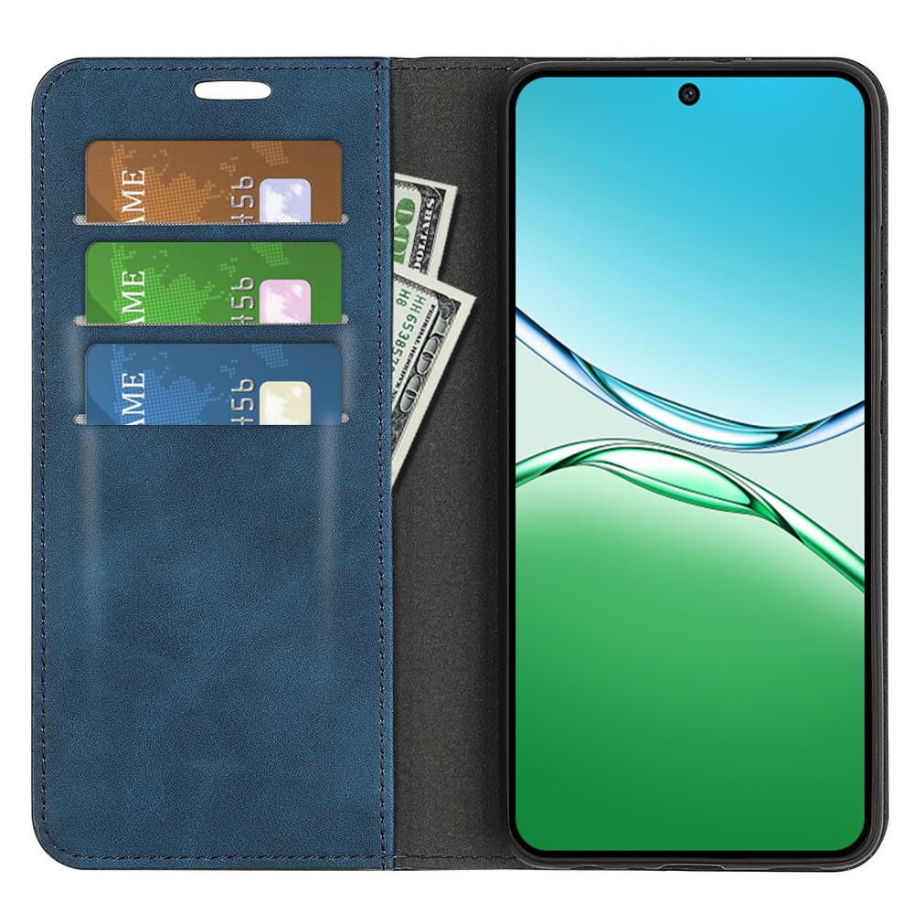 

For Oppo F29 5G Case Skin Touch Leather Wallet Phone Cover Grey