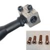 1Pc Double Flaring Tool Metal Handheld Brake Line Double Tool for Motorcycle Automotive Truck Brake Line Flaring Tool