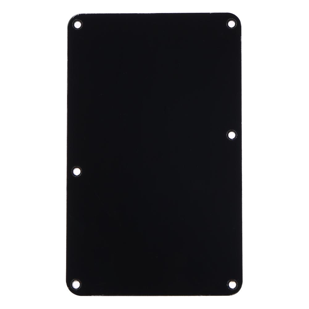 Gitaaronderdelen 6-Gats Gesloten Stijl PVC Caviteit Afdekplaat Achterplaat Muzikale Plezierige Instrumentbenodigdheden voor Elektrische Gitaar