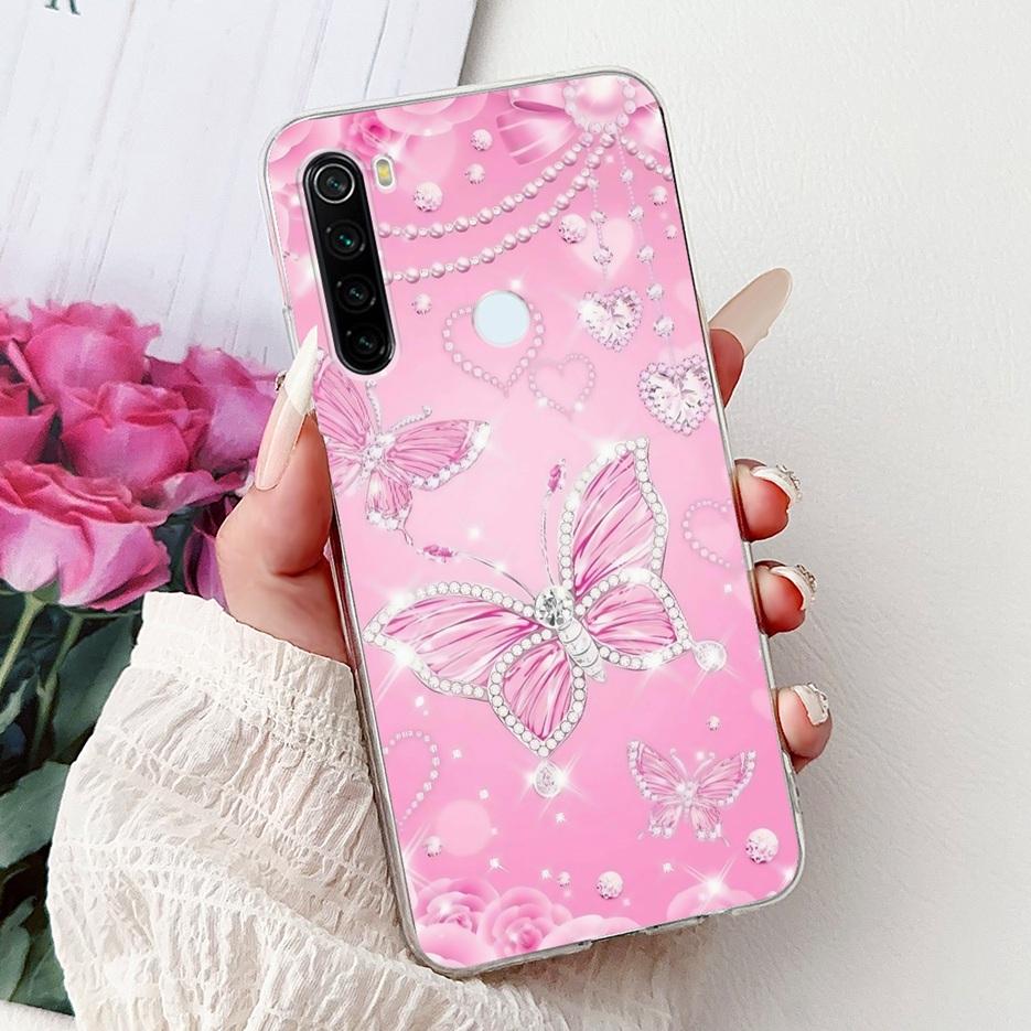 For Xiaomi Redmi Note 8 2021 Case Note 8T New Fashion Painted Cover Soft Silicone Phone Case For Redmi Note 8 Pro Note8 T Fundas
