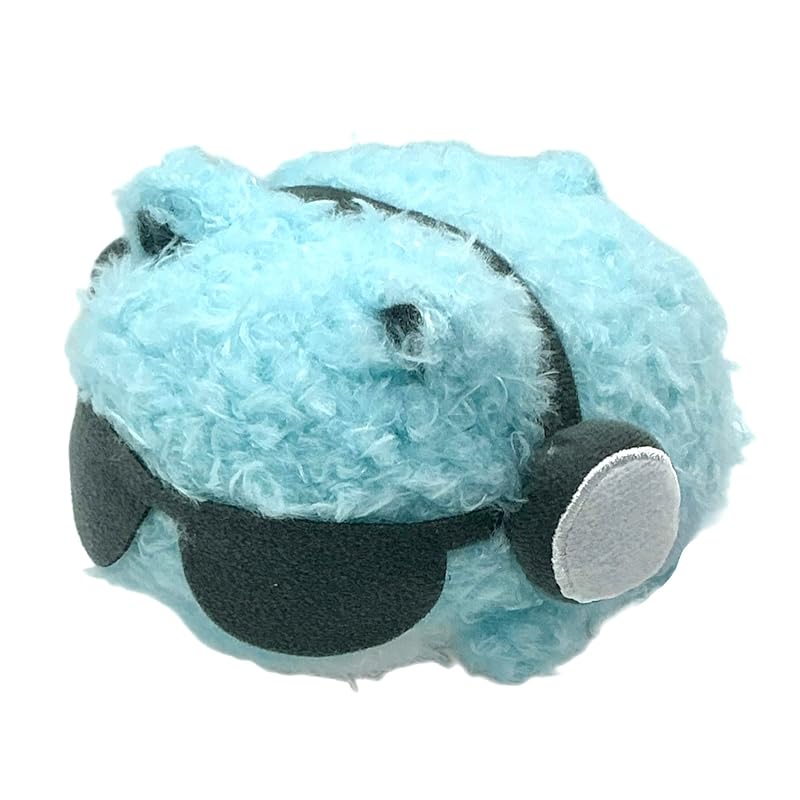 

blue ham ham Soft sleeping stuffed animal Approximately 15cm (sunglasses)
