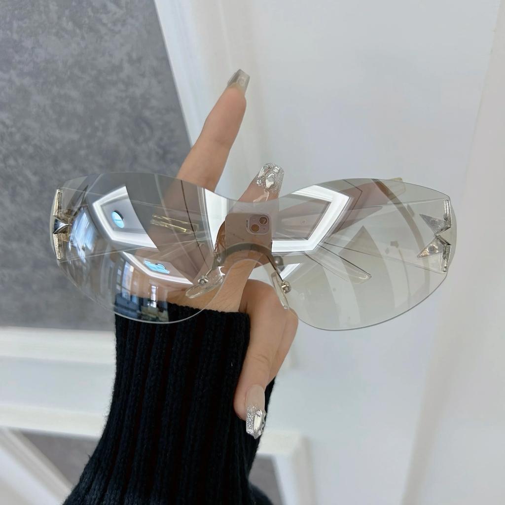 Casual Square Sunglasses Women Men Rimless Sun Glasses Female Male Designer Brand Lovely Travel Outdoor