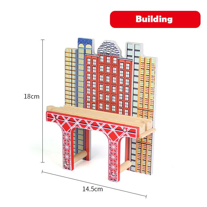High-Quality Wooden High-Quality Track High-Quality Railway High-Quality Accessories High-Quality Bridge High-Quality Train Space facility