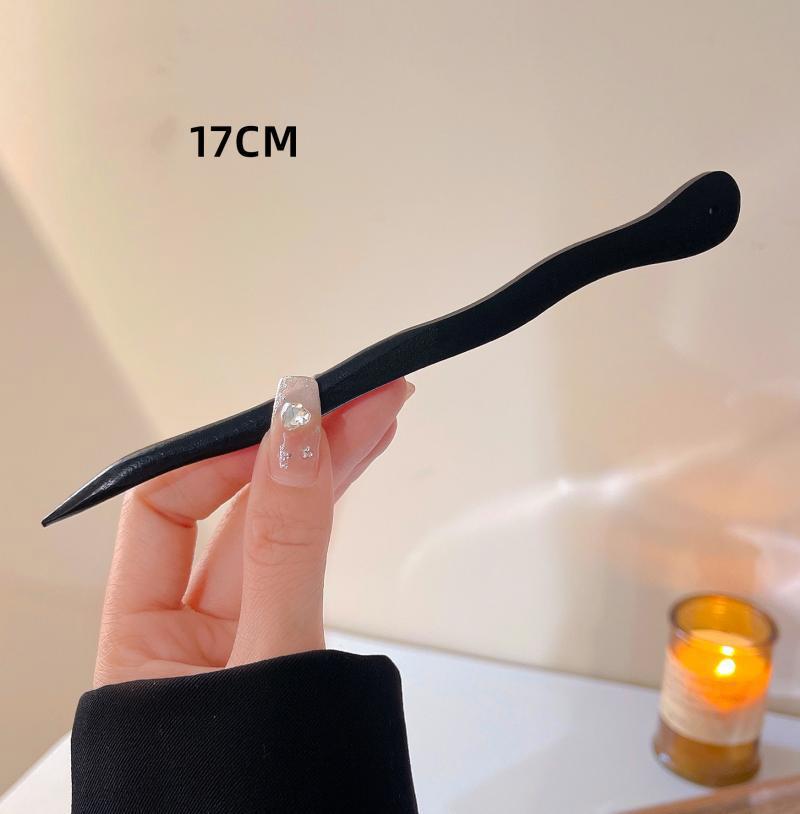 Chinese Style Elegant Wood Hair Stick For Women Girl Hairpins Simple Hair Fork Vintage Hanfu Cheongsam Headwear Hair Accessories