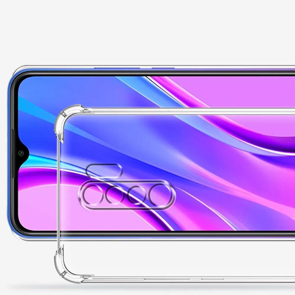 For Xiaomi Redmi 9 9A 9C Case Silicone Soft Shockproof Transparent Cover For Redmi 9C Nfc 9T Clear Case For Redmi9 Funda Coque