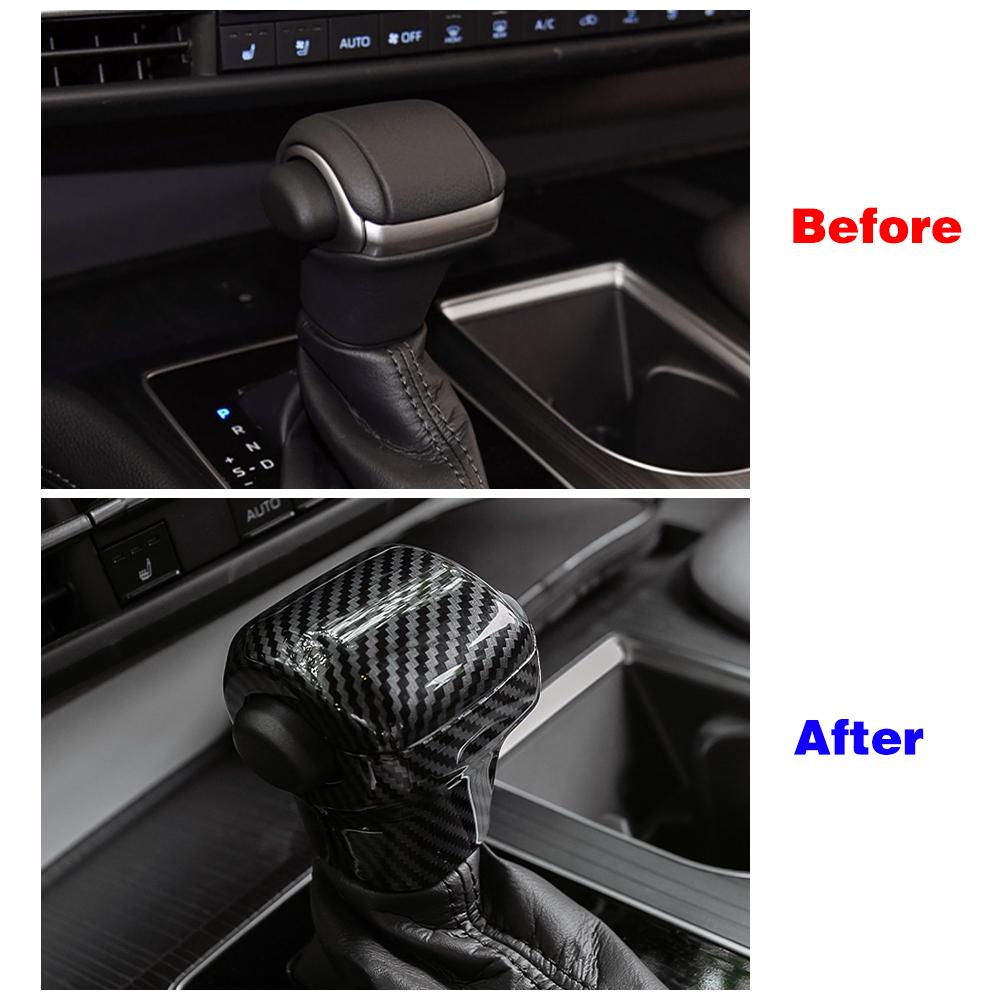 For Toyota Sienna 2024 2024 4th Interior Accessories Center Console Gear Shift Lever Knob Cover Trim Color Modify Change Sticker