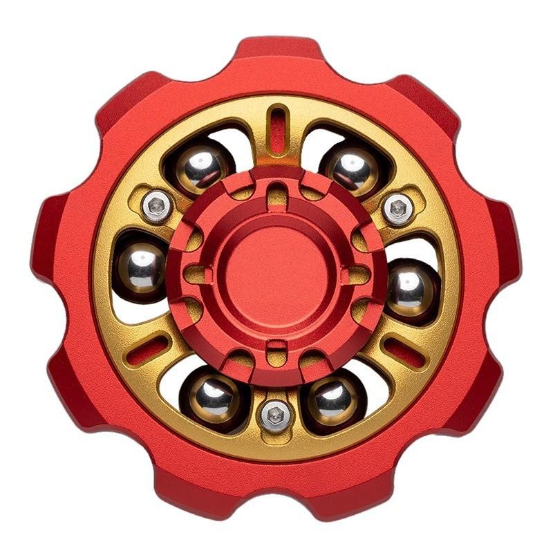 Fidget Sprockets Spinner Fingertip Spinning Top Tip Gyro Edc Metal Anti Stress Easing Toy Ansiedad Cool Things