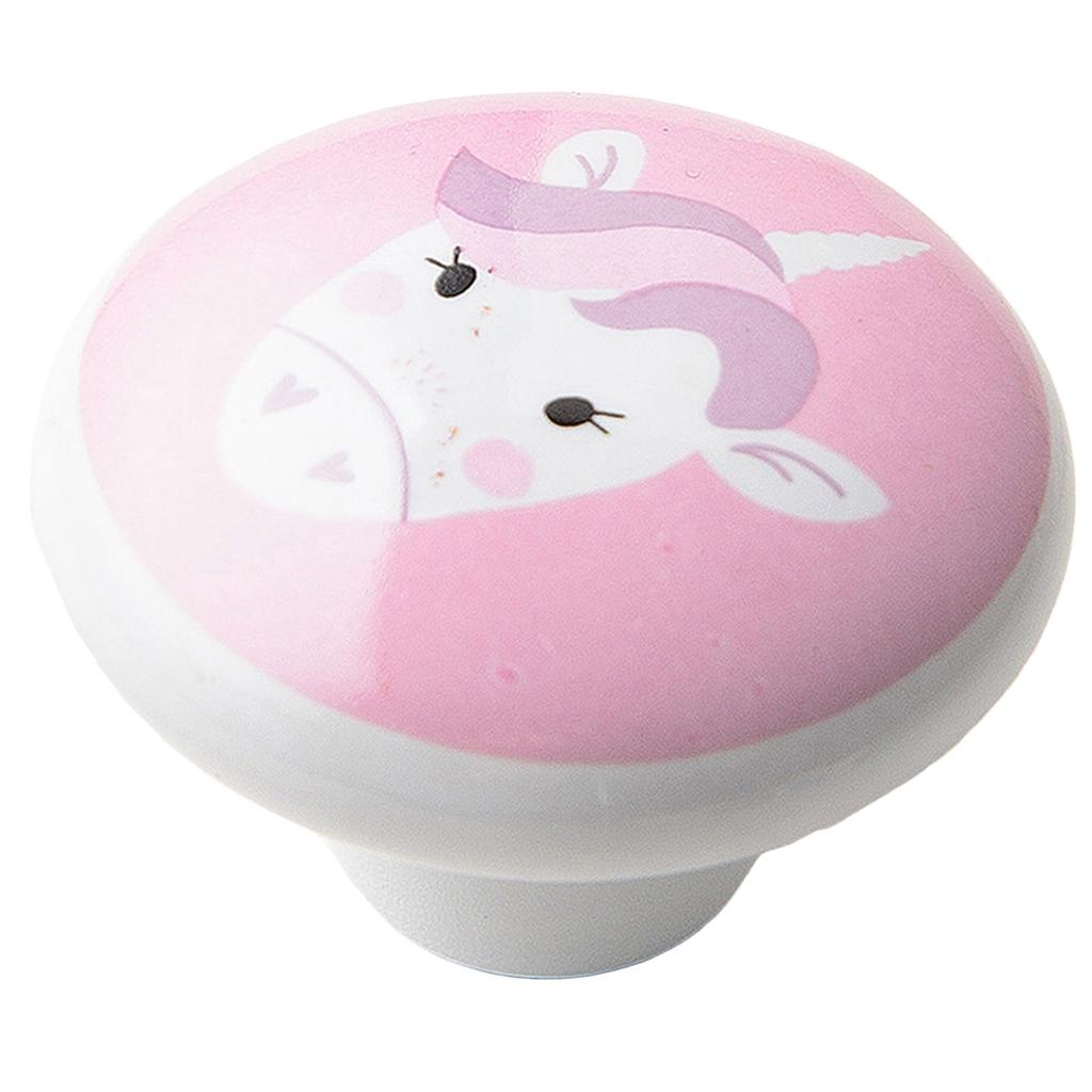 Cartoon Design Ceramic Drawer Knobs Nursery Room Cabinet Dresser Drawer Knobs Suitable for Closet Drawer Door
