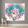 Cutecore Hatsune Miku Tapestry Room decoration Home Decoration Tapestry Decor Accessories Cute Room Decor