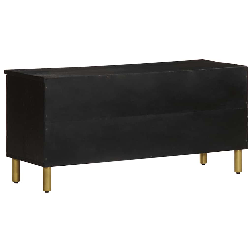 TV Cabinet Black 100 x 33 x 46 cm Particle Board