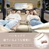CARMATE Car Sleeping Sleeping in the Car Car Soft Microfiber Brown NZ315 Gear, Charming, Car, Nap, Cushion, Fabric, Ivory,