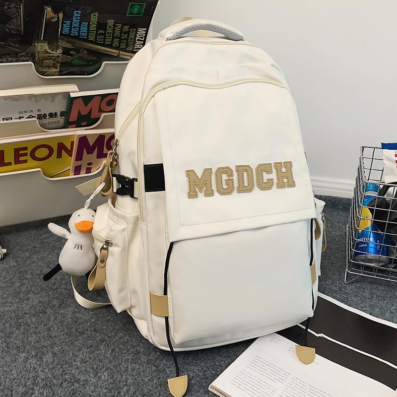 Male Style College Students Middle School Students Junior High School Girls Elementary School Students Letter Backpack