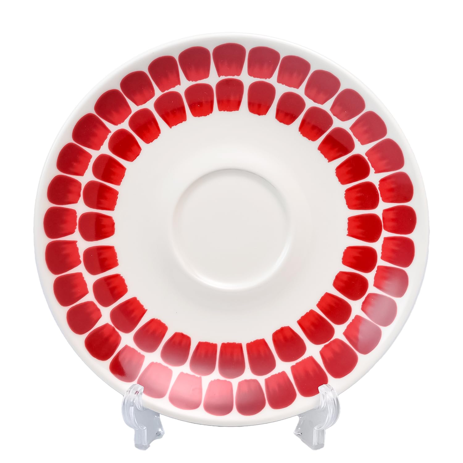 

Arabia Tuokio Plate and Saucer, 17cm, 24h, Red, 1073640, Western Tableware, Scandinavian Style, Kitchen, Finnish Ceramic [Parallel Import]