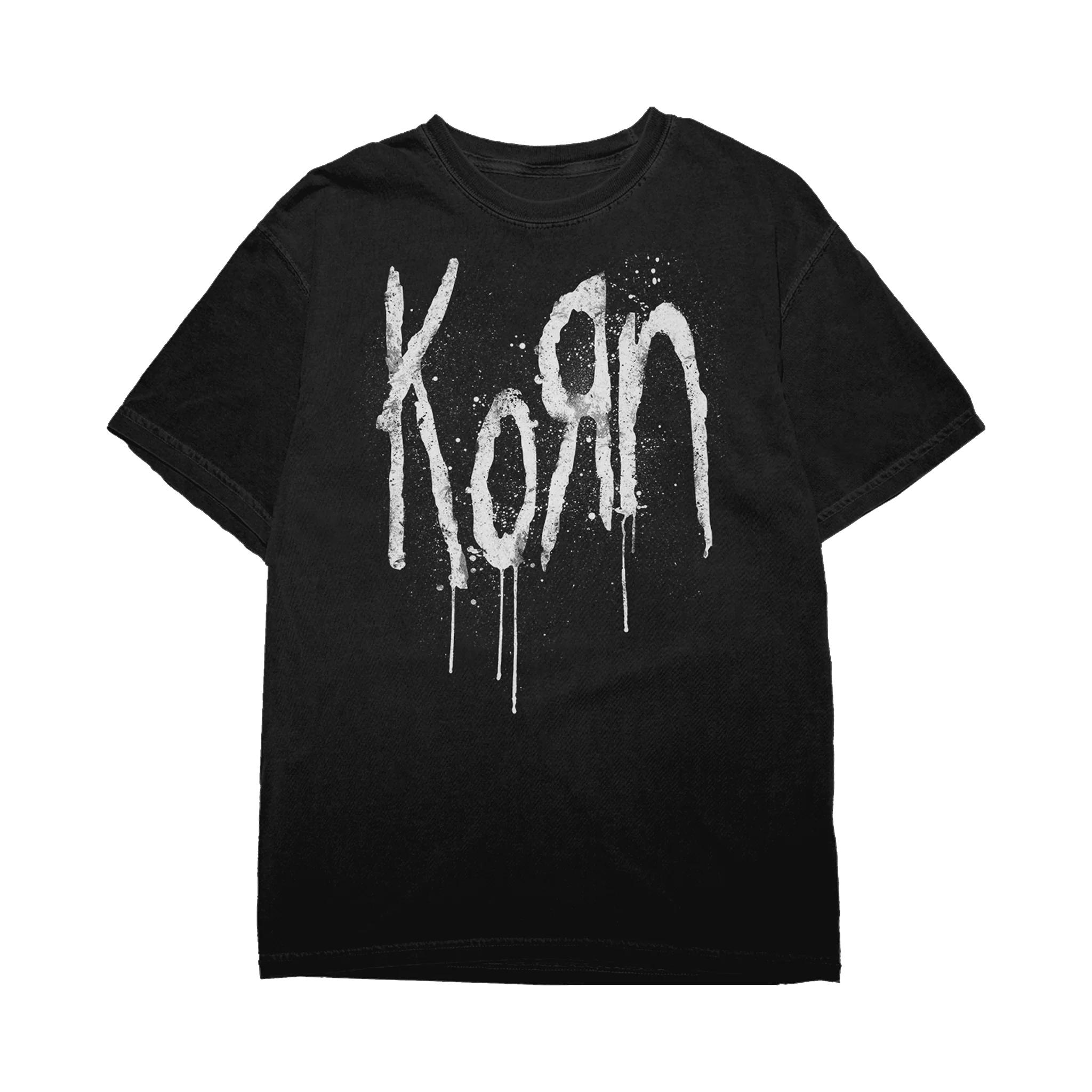 

Чоловіча оверсайз футболка гурту Korn Streetpunk з графічним принтом, натхненна роком, літо 2025, чоловічий одяг з високоякісної бавовни, з круглим вирізом 4XL