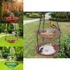 Bird Feeder And Bird Bath Hanging Decor With Automatic Feed System For Garden And Balcony