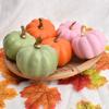 2Pcs Artificial Pumpkin Set, Faux Pumpkin Simulation Pumpkin Model, Decorative Fake Pumpkin for Halloween Thanksgiving Table Centerpiece