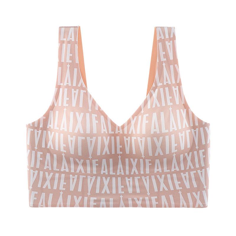 

Безшовна жіноча нижня білизна Letter тонка літня колекція вторинних грудей, що збирають великий розмір сталевий бюстгальтер без оправи 6XL