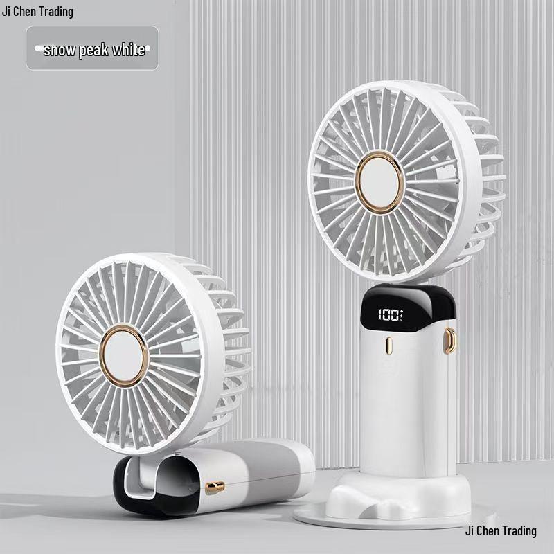 

Sanrio Silent Mini Handheld Fan - Portable, Rechargeable Desk Fan for Students Upgraded [5-speed Cooling/Wind + Power Display]