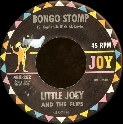 7-Zoll-Schallplatte LITTLE JOEY & THE FLIPS - Bongo Stomp / Lost Love 45K262 Joy Records 1962 US Rock Gebraucht