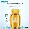 VGR V-650 Professional Hair Clipper Metal Housing 2000mAh Lithium Battery Cordless Hair Trimmer for Men Beard Trimmer Barber Hair Home Hair Trimming