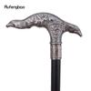 Silver Eagle Head Fashion Walking Stick Decorative Stick Cospaly Vintage Party Fashionable Walking Cane Crosier 93cm