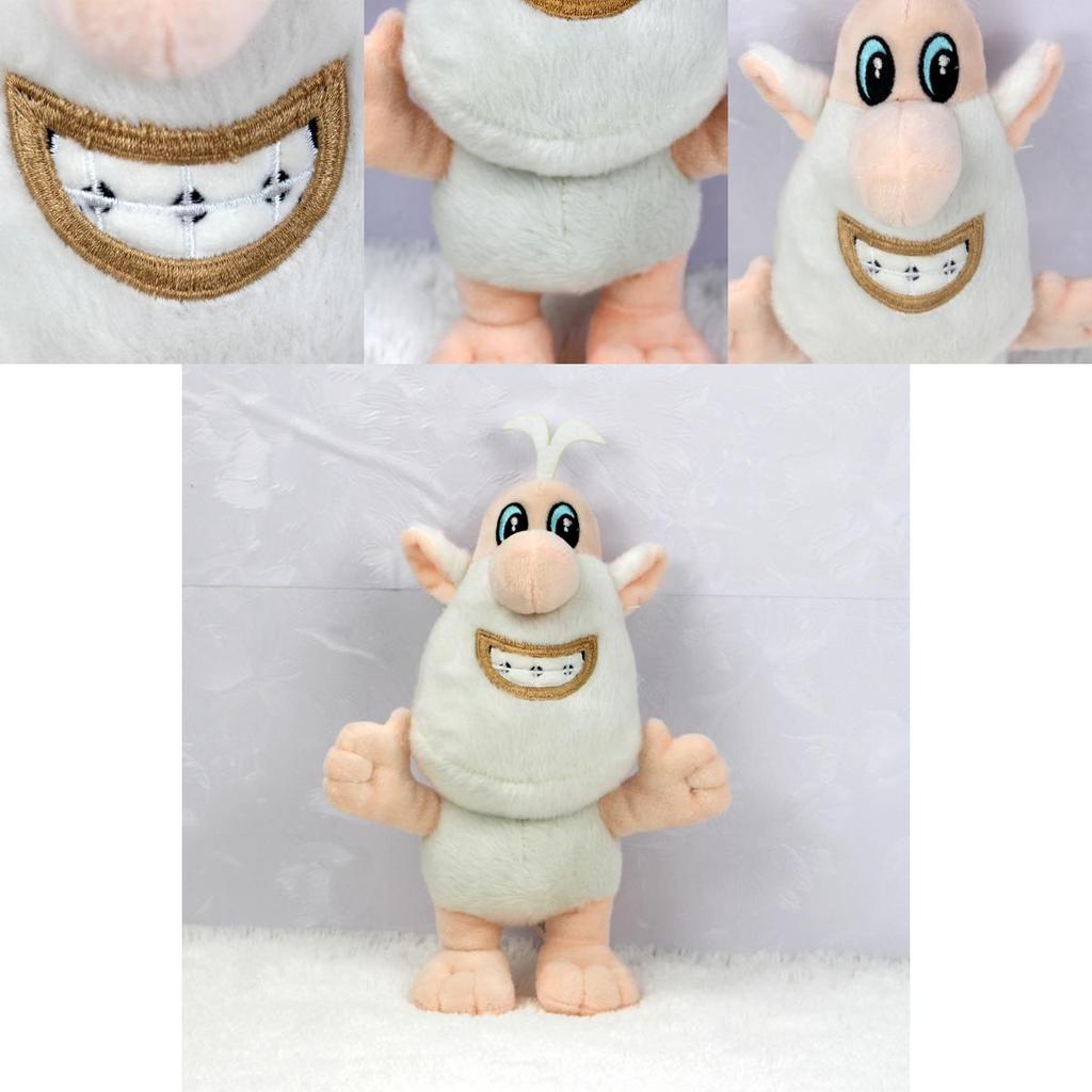 Adorable Anime Cartoon Small White Pig Brownie Buba Booba Plush Stuffed Toy For Kids
