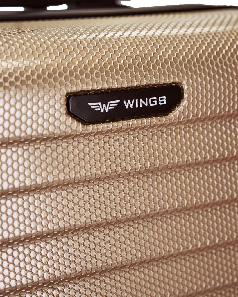 Wings Pc Sea Eagle 2.0 20" Champagne Cabin Suitcase
