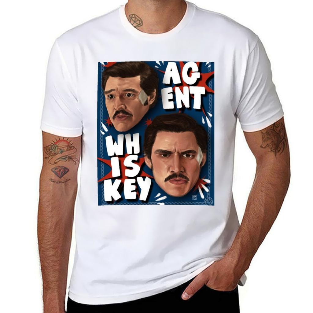 Agent Whiskey Tshirt Heavy Duty Casual Work Tee