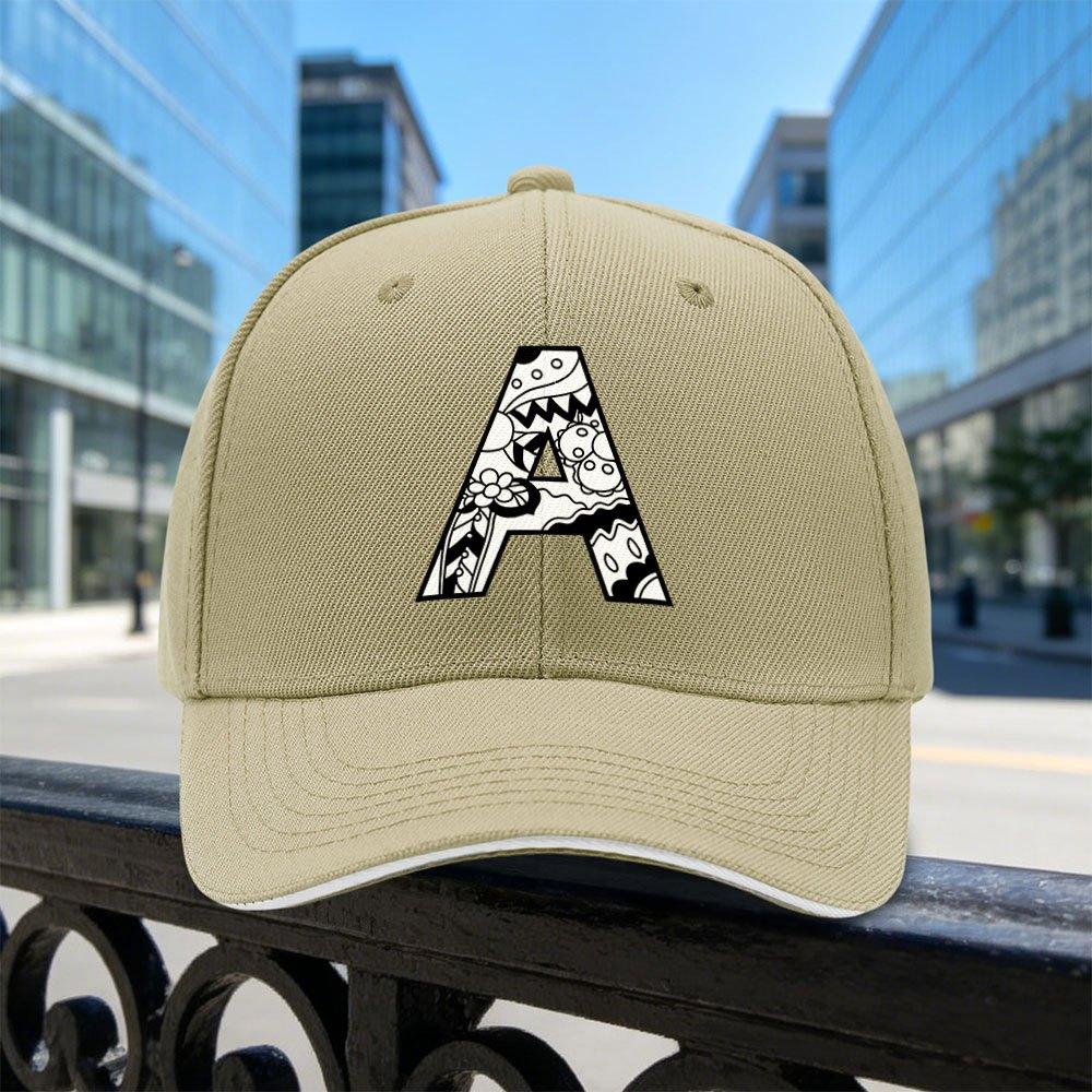 Classic Graffiti Letter A Unisex Baseball Cap Trendy Fashion Hat For Parties Birthdays Outdoor Activities