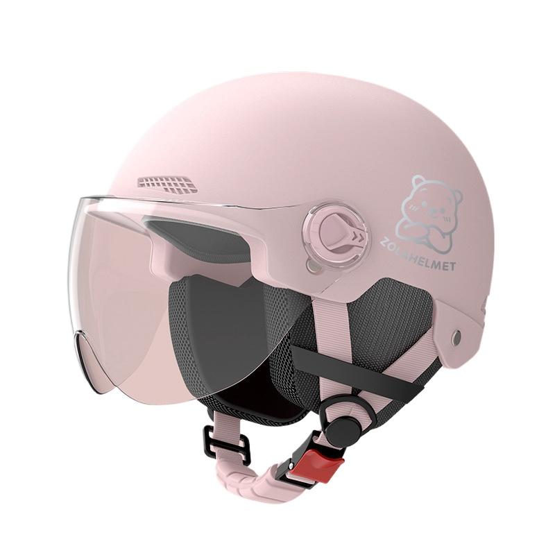 Helmet Electric Car Girl Cute Funny Lightweight Hair Hat Women's Helmet