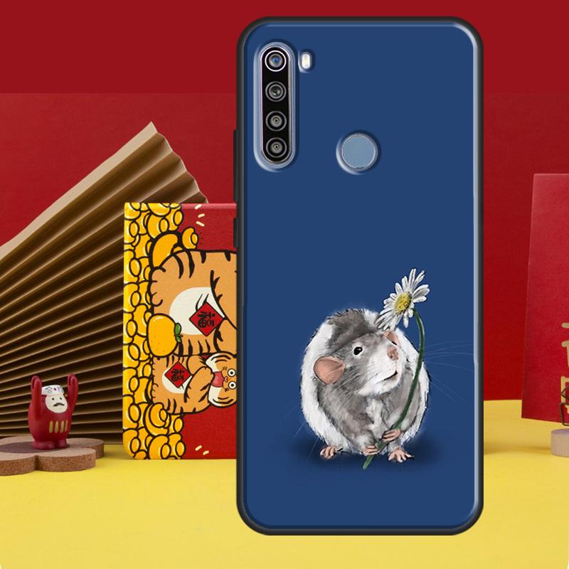 Mouse Rat Case For Redmi Note 12 10 8 9 11 Pro Cover For Redmi Note 12S 11S 10S 9S 8T 9C 10C 12C Coque