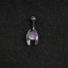Navel Ring Multiple Styles Ghost Angel Wings Umbilical Jewelry Women'S Fashion Jewelry Umbilical Nail