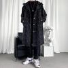 ROMON Trench da uomo casual da lavoro di media lunghezza