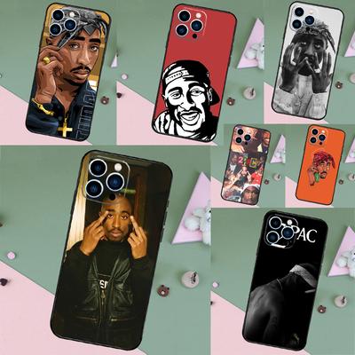 Rapper 2pac Singer Tupac Case For iPhone 16 Pro Max 15 14 12 11 13 17 Pro Max Plus 12 13 Mini 16e 17 Air Back Cover