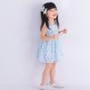 Baby Girls Summer Dress Sleeveless Hollow Back Pleated Skirt T-Shirt Dress 0-24 Months Breathable Photoshoot & Party Outfit