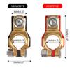 PAIR Leisure Battery Terminals Connectors Clamps For Car Van Caravan Motorhome
