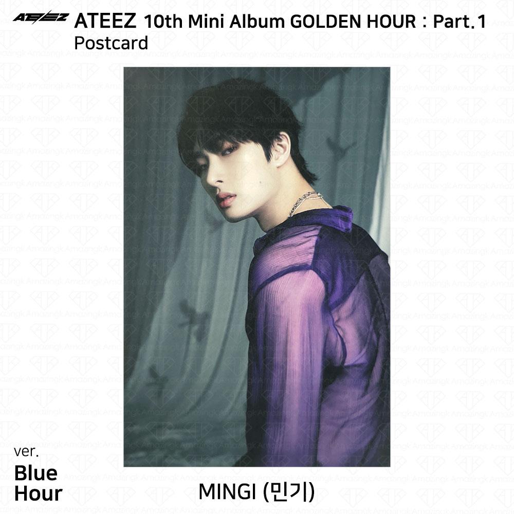 ATEEZ Al 10-lea Mini Album Ora de Aur Part.1 Photobook Ver Photocard Carte poștală KPOP