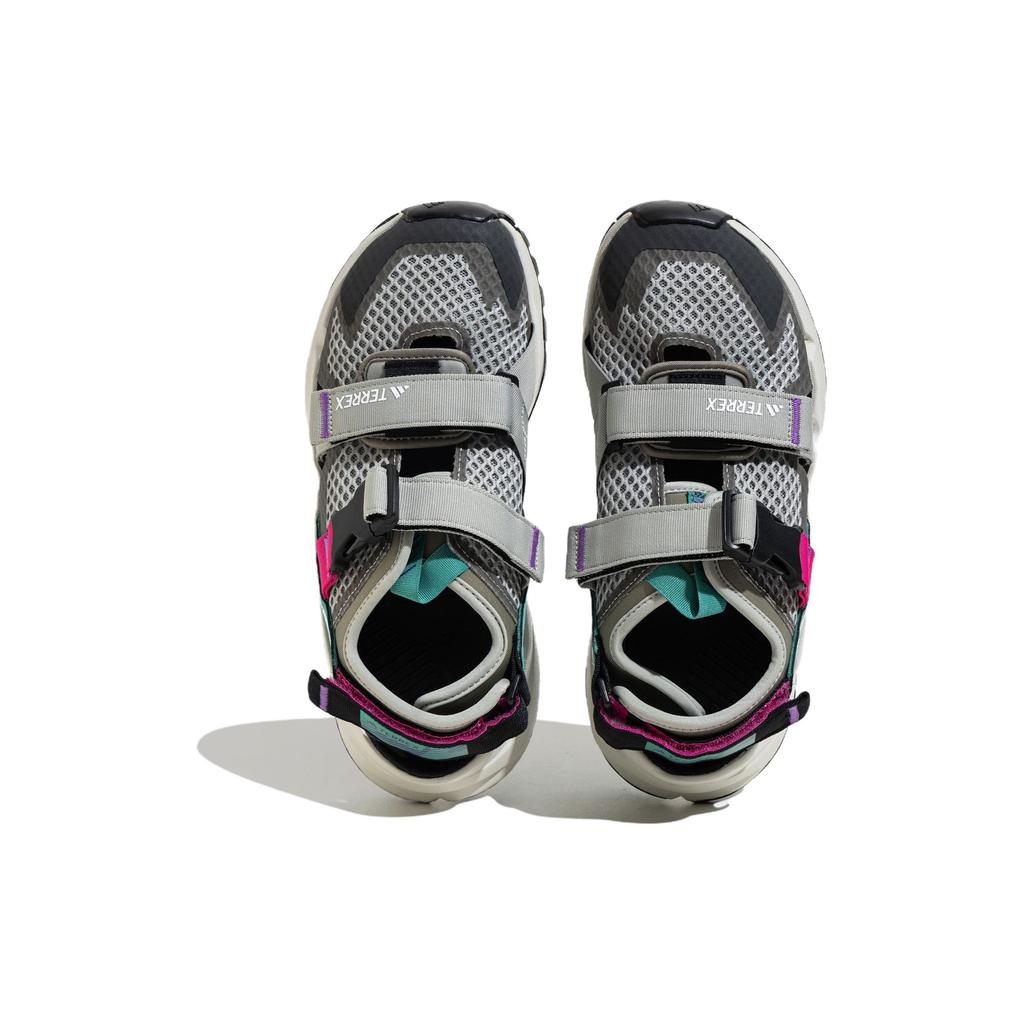 Adidas Terrex Hydroterra Comfortable Casual Breathable Gripping Water Shoes Unisex Shoes Gray Blue IF3104