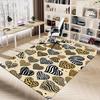 1 Stück Zebra-Print Leopard-Print Extra Groß Rutschfester Teppich, Büro, Familie, Schlafzimmer Großer Teppich Innen Teppiche, Lebendige Farben