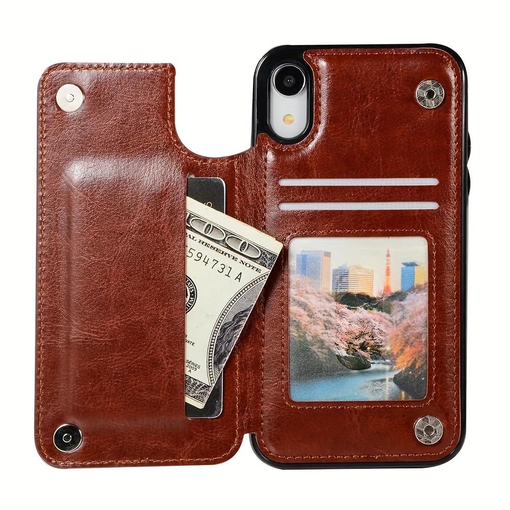 Leather Wallet Case For IPhone 14/13/12/11/Pro Max/Mini/XR/X/XS Max/8/7/6S/6 Plus/SE2/SE3/2022/2020 - Card Holder & Flip Back Cover