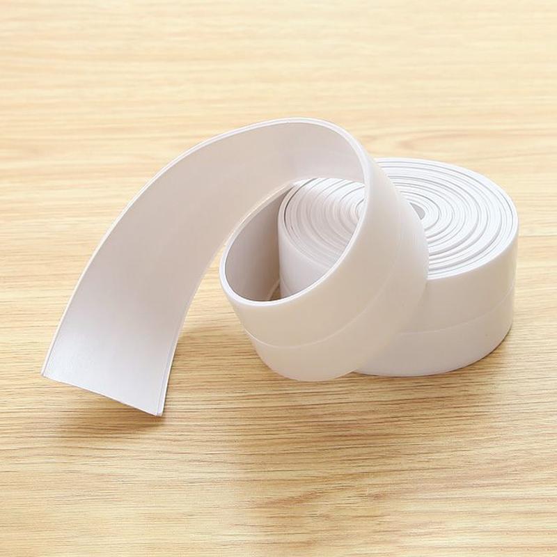 3.2m Kitchen Anti-mould Waterproof Tape Damp Kitchen and Bathroom Sink Seam Seam Toilet Stickers