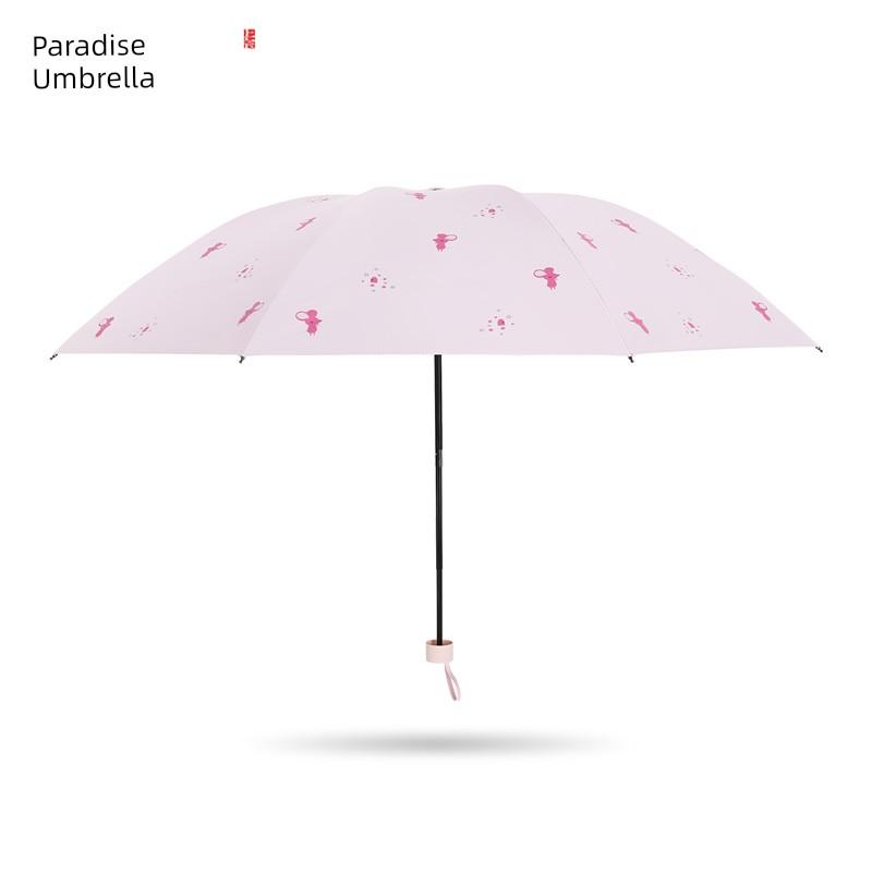 Paradise Umbrella Flagship Store Official Website Sun Protection Portable Ultra Light Folding Umbrella Dual-Use Sun Umbrella Sun Umbrella for Men and