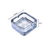 Household Crystal Glass Ashtray Small Exquisite Fashionable Square Cigarette Cup Luxury for Living Room Hotel High-end Ashtray