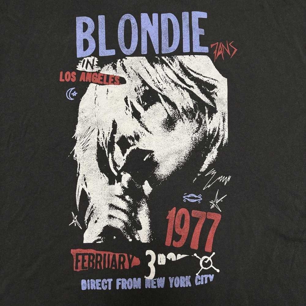 

Blondie Tour Concert Punk Rock black Tshirt short sleeve All sizes S5XL E136 Unisex T-Shirt XXXL
