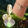 Copper Luminous Colorful Fireflies Charms Beads Animal Insect Fit Diy Bracelet Making Gift Of Personalized Jewelry